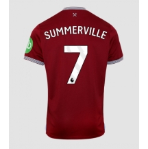 West Ham United Crysencio Summerville #7 Thuis tenue 2025-26 Korte Mouwen