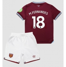 West Ham United Mateus Fernandes #18 Thuis tenue Kids 2025-26 Korte Mouwen (+ broek)