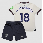 West Ham United Mateus Fernandes #18 Uit tenue Kids 2025-26 Korte Mouwen (+ broek)