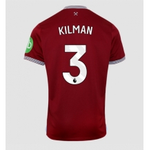 West Ham United Max Kilman #3 Thuis tenue 2025-26 Korte Mouwen