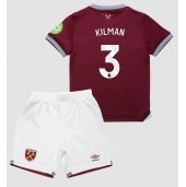 West Ham United Max Kilman #3 Thuis tenue Kids 2025-26 Korte Mouwen (+ broek)