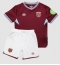West Ham United Thuis tenue Kids 2025-26 Korte Mouwen (+ broek)