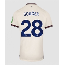 West Ham United Tomas Soucek #28 Uit tenue 2025-26 Korte Mouwen