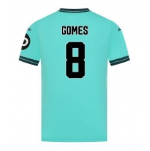 Wolves Joao Gomes #8 Uit tenue 2025-26 Korte Mouwen