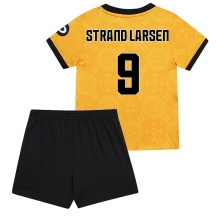 Wolves Jorgen Strand Larsen #9 Thuis tenue Kids 2025-26 Korte Mouwen (+ broek)