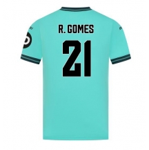 Wolves Rodrigo Gomes #21 Uit tenue 2025-26 Korte Mouwen