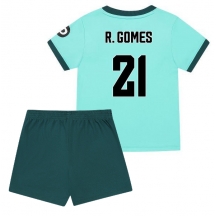 Wolves Rodrigo Gomes #21 Uit tenue Kids 2025-26 Korte Mouwen (+ broek)
