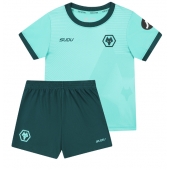 Wolves Uit tenue Kids 2025-26 Korte Mouwen (+ broek)