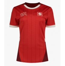 Zwitserland Thuis tenue Dames EK 2024 Korte Mouwen